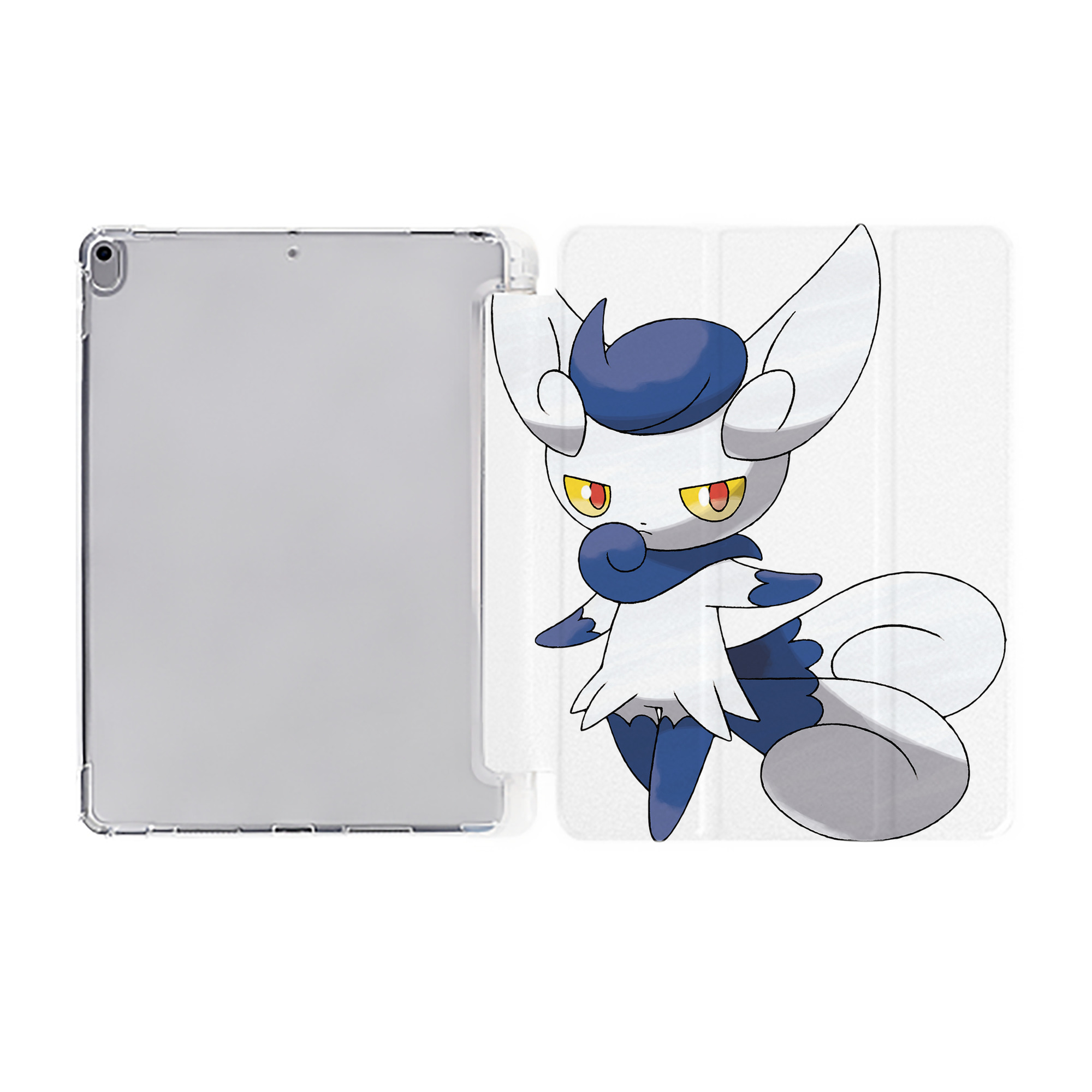 （画像用） ポケットモンスター Pokémon IPad ケース ペン収納付き 三つ折りスタンド PUレザー×シリコン 対応機種9.5/10.5/10.9インチ